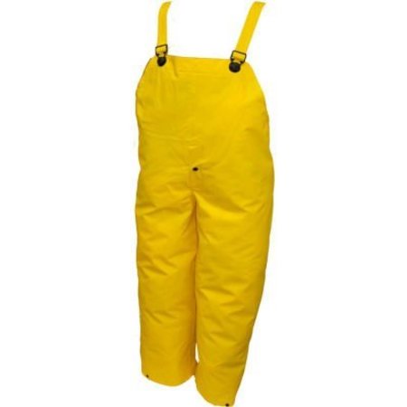 TINGLEY RUBBER Tingley® O56107 DuraScrim„¢ Snap Fly Front Overall, Yellow, 5XL O56107.5X